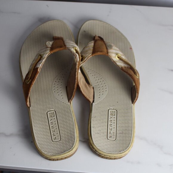 Sperry Stripe Sandals - Picture 1 of 8